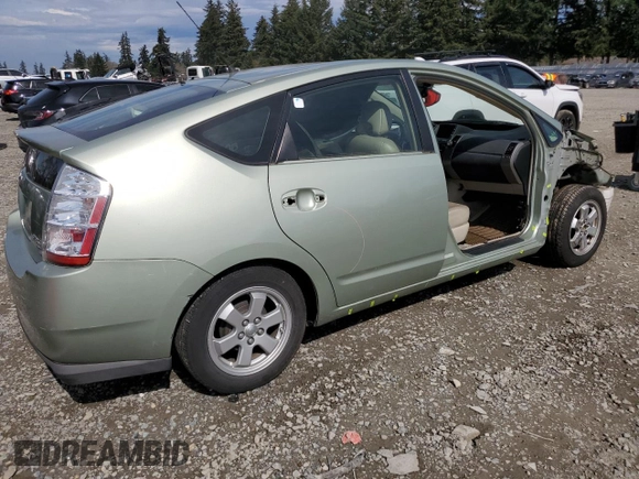 2006 Toyota Prius with VIN JTDKB20U567529493, listed as a Copart auction lot 50096025 with 121,500 mi miles and Salvage Title. Bid and sale history available at carsss.com. Image 3.