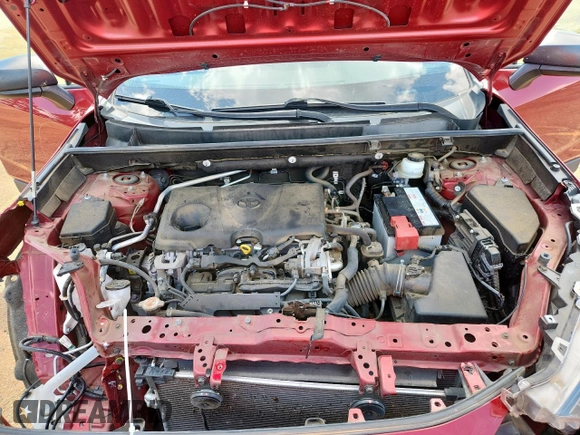 2019 Toyota RAV4 LE with VIN JTMH1RFV0KD517317, listed as a Copart auction lot 60217455 with 57,860 mi miles and Salvage title. Bid and sale history available at DreamBid. Image 11.