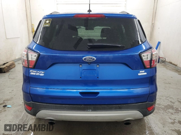 2017 Ford Escape SE with VIN 1FMCU0GD2HUE05786, listed as a Copart auction lot 52767555 with 123,521 mi miles and Clean Title. Bid and sale history available at DreamBid. Image 6.