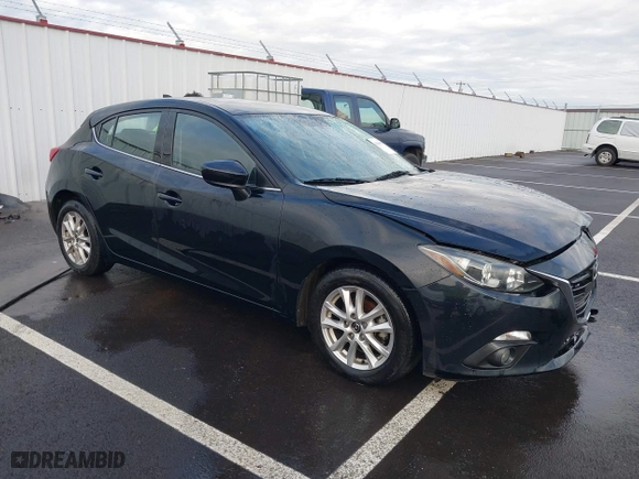 2016 Mazda Mazda3 i Grand Touring with VIN JM1BM1N74G1279692, listed as a IAAI auction lot 41164751 with 93,535 mi miles. Bid and sale history available at carsss.com. Image 1.