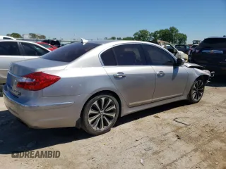 2012 Hyundai Genesis 5.0L R-Spec with VIN KMHGC4DH6CU176802, listed as a Copart auction lot 61242054 with 142,779 mi miles and Salvage Title. Bid and sale history available at carsss.com. Image 3.