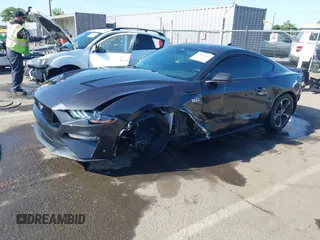 2022 Ford Mustang GT with VIN 1FA6P8CF6N5135181, listed as a IAAI auction lot 42171291 with 22,371 mi miles. Bid and sale history available at carsss.com. Image 6.