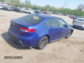 2020 Toyota Corolla SE with VIN JTDS4RCE0LJ017288, listed as a IAAI auction lot 42096008 with 23,129 mi miles and . Bid and sale history available at DreamBid. Image 4.