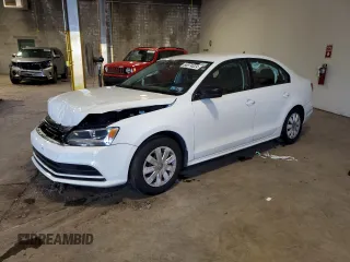 2015 Volkswagen Jetta S with VIN 3VW2K7AJ2FM253794, listed as a Copart auction lot 66974024 with 47,890 mi miles and Salvage title. Bid and sale history available at DreamBid. Image 1.