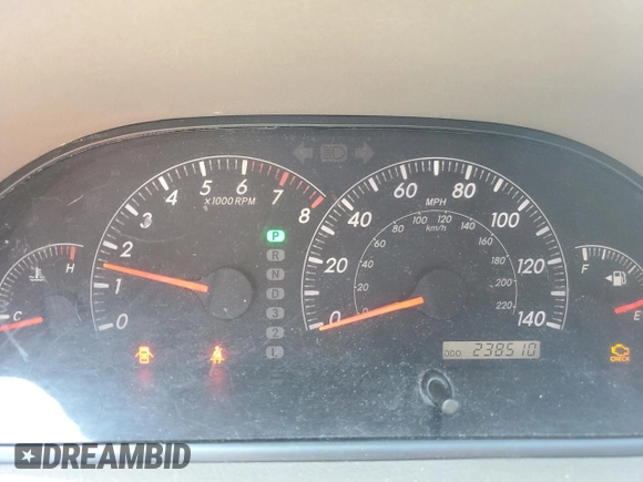 2005 Toyota Camry LE with VIN 4T1BE30K95U590370, listed as a Copart auction lot 63141505 with 238,510 mi miles and Salvage title. Bid and sale history available at DreamBid. Image 9.