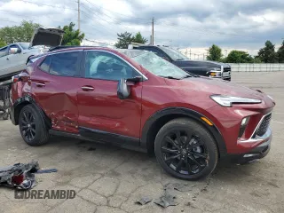 2025 Buick Encore GX Sport Touring with VIN KL4AMDSL1SB125730, listed as a Copart auction lot 58808805 with 478 mi miles and Salvage title. Bid and sale history available at DreamBid. Image 4.