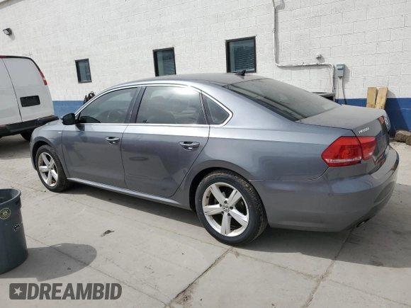 2014 Volkswagen Passat Wolfsburg Edition with VIN 1VWAS7A34EC040357, listed as a Copart auction lot 53364095 with 122,991 mi miles and Salvage title. Bid and sale history available at DreamBid. Image 2.