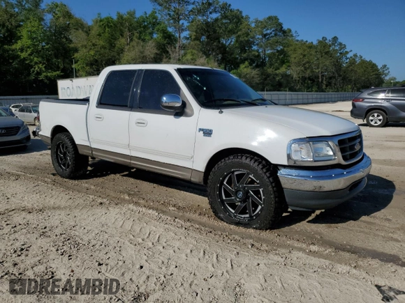 2001 Ford F-150 XLT with VIN 1FTRW07W11KB44405, listed as a Copart auction lot 53560595 with 272,881 mi miles and Salvage title. Bid and sale history available at DreamBid. Image 4.