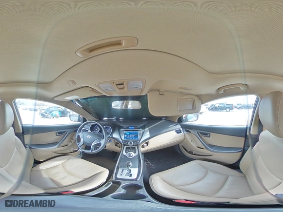2011 Hyundai Elantra Ltd with VIN KMHDH4AE9BU151714, listed as a Copart auction lot 89160755 with 53,059 mi miles and Salvage Title. Bid and sale history available at carsss.com. Image 13.