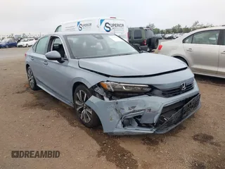 2023 Honda Civic EX z VIN 2HGFE1F77PH322020, wystawiony jako IAAI lot #42385938 z przebiegiem Nie podano mil oraz . Historia ofert i sprzedaży dostępna na DreamBid. Obrazek 1.