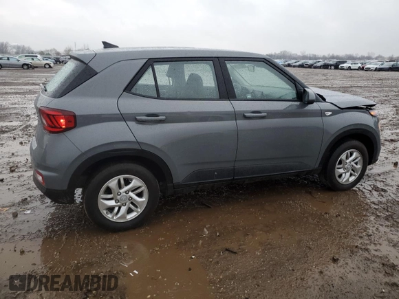 2021 Hyundai Venue SE with VIN KMHRB8A37MU129792, listed as a Copart auction lot 51271125 with 56,230 mi miles and Salvage Title. Bid and sale history available at DreamBid. Image 3.
