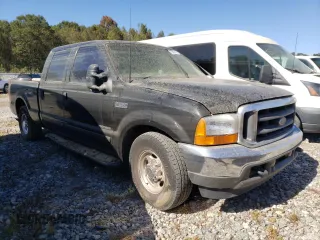 2001 Ford Super Duty F-250 XL with VIN 3FTNW20F01MA75204, listed as a Copart auction lot 75667154 with 0 mi miles and Salvage Title. Bid and sale history available at carsss.com. Image 4.