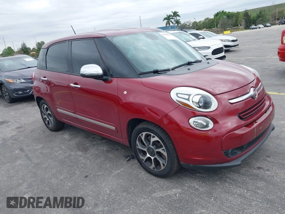 2014 FIAT 500L Lounge with VIN ZFBCFACH1EZ008603, listed as a IAAI auction lot 41583042 with 92,209 mi miles and . Bid and sale history available at DreamBid. Image 1.