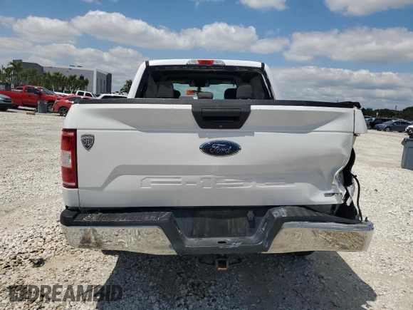 2019 Ford F-150 XL with VIN 1FTEW1C44KFA19563, listed as a Copart auction lot 52402655 with 147,071 mi miles and Non Repairable. Bid and sale history available at DreamBid. Image 6.