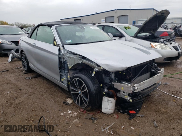 2020 BMW 2 Series 230i xDrive with VIN WBA2K1C02L7G00633, listed as a Copart auction lot 70090883 with 59,291 mi miles. Bid and sale history available at carsss.com. Image 4.