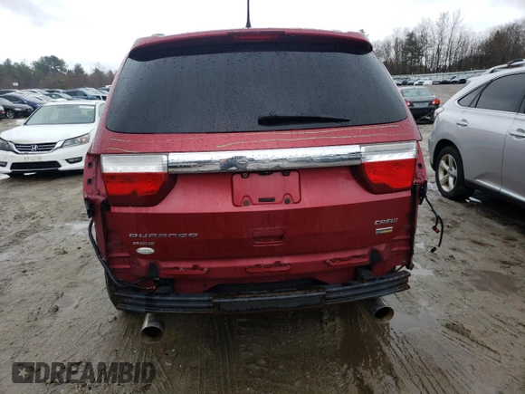 2013 Dodge Durango Crew z VIN 1C4RDJDG0DC653781, wystawiony jako Copart lot #51999065 z przebiegiem 209 640 mil mil oraz Czysty tytuł • Clean title. Historia ofert i sprzedaży dostępna na DreamBid. Obrazek 6.