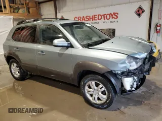 2007 Hyundai Tucson SE with VIN KM8JN12D27U491472, listed as a Copart auction lot 51324115 with 106,894 mi miles and Salvage Title. Bid and sale history available at carsss.com. Image 4.
