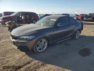 2017 BMW 2 Series 230i with VIN WBA2F9C53HV664212, listed as a Copart auction lot 45581375 with 60,132 mi miles and Salvage Title. Bid and sale history available at carsss.com. Image 1.