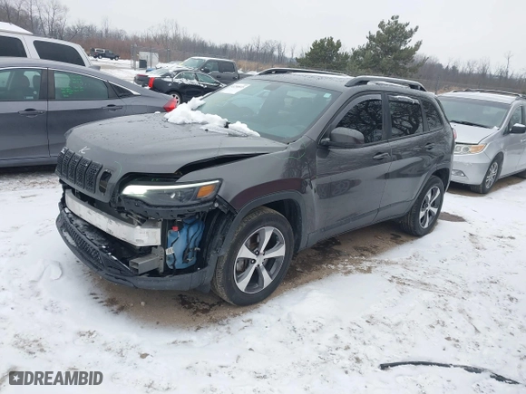 2019 Jeep Cherokee Latitude Plus with VIN 1C4PJMLB0KD453921, listed as a IAAI auction lot 41298815 with 118,879 mi miles. Bid and sale history available at carsss.com. Image 22.