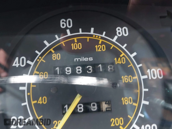 1983 Mercedes-Benz 300 with VIN WDBAB93A2DN017607, listed as a IAAI auction lot 42000777 with 198,318 mi miles and . Bid and sale history available at DreamBid. Image 12.