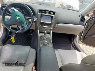 2011 Lexus IS 250 with VIN JTHBF5C23B2101475, listed as a Copart auction lot 57382285 with 161,801 mi miles and Salvage title. Bid and sale history available at DreamBid. Image 8.