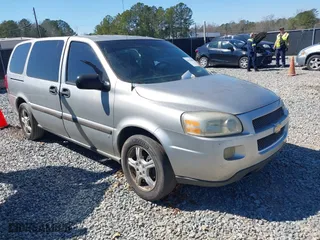 2007 Chevrolet Uplander LS Fleet with VIN 1GNDV23187D213517, listed as a IAAI auction lot 41674928 with 1 mi miles. Bid and sale history available at carsss.com. Image 1.