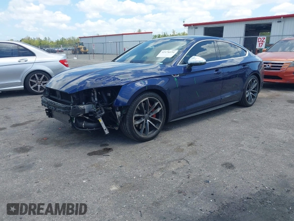 2018 Audi S5 Sportback Prestige z VIN WAUC4CF58JA003890, wystawiony jako IAAI lot #42176231 z przebiegiem 94 954 mil mil oraz . Historia ofert i sprzedaży dostępna na DreamBid. Obrazek 18.