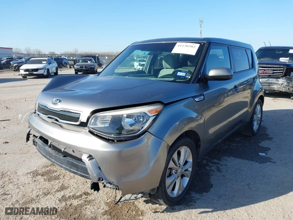 2015 Kia Soul + with VIN KNDJP3A57F7234521, listed as a IAAI auction lot 41230382 with 93,382 mi miles. Bid and sale history available at carsss.com. Image 18.