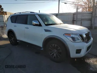2018 Nissan Armada Platinum with VIN JN8AY2NE9J9733162, listed as a Copart auction lot 79910654 with 74,089 mi miles and Clean Title. Bid and sale history available at carsss.com. Image 4.