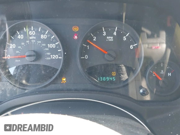 2011 Jeep Patriot Latitude with VIN 1J4NT1GA3BD220000, listed as a IAAI auction lot 41703041 with 138,945 mi miles. Bid and sale history available at carsss.com. Image 7.