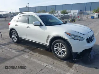 2010 Infiniti FX35 with VIN JN8AS1MW1AM857106, listed as a IAAI auction lot 41607648 with 64,427 mi miles. Bid and sale history available at carsss.com. Image 1.