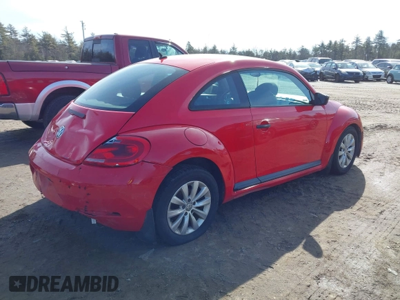 2013 Volkswagen Beetle Entry with VIN 3VWFP7AT8DM624961, listed as a IAAI auction lot 41772386 with 154,597 mi miles and . Bid and sale history available at DreamBid. Image 4.