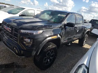 2024 GMC Canyon 4WD AT4X with VIN 1GTP6EEK2R1145665, listed as a Copart auction lot 75542324 with 2,353 mi miles and Non Repairable. Bid and sale history available at carsss.com. Image 1.