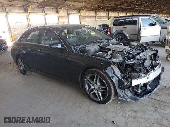 2014 Mercedes-Benz E 350 Sport with VIN WDDHF5KB9EB048935, listed as a Copart auction lot 56600025 with 90,824 mi miles and Salvage title. Bid and sale history available at DreamBid. Image 4.