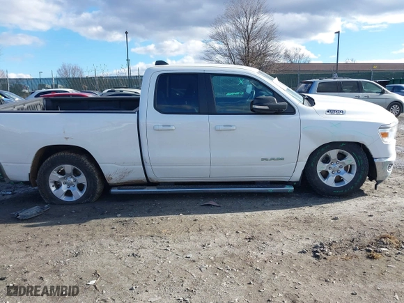 2021 Ram 1500 Big Horn with VIN 1C6SRFBT5MN557642, listed as a IAAI auction lot 41498784 with 53,000 mi miles. Bid and sale history available at carsss.com. Image 13.