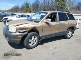2002 Hyundai Santa Fe GLS with VIN KM8SC13D42U188047, listed as a Copart auction lot 55060015 with 170,066 mi miles and Salvage Title. Bid and sale history available at carsss.com. Image 1.