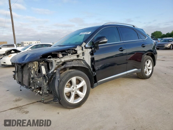 2015 Lexus RX 350 with VIN 2T2ZK1BA5FC194547, listed as a Copart auction lot 55861395 with 48,429 mi miles and Salvage Title. Bid and sale history available at DreamBid. Image 1.