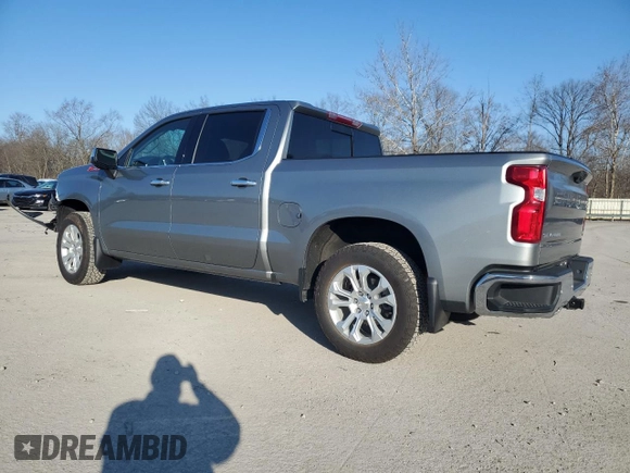 2023 Chevrolet Silverado 1500 LTZ with VIN 1GCUDGE81PZ167101, listed as a Copart auction lot 82321454 with 17,095 mi miles and Salvage Title. Bid and sale history available at carsss.com. Image 2.