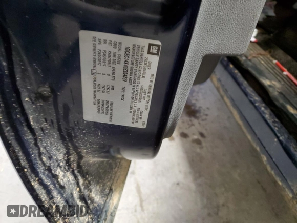 2009 Chevrolet Silverado 1500 Work Truck with VIN 1GCEC14X49Z204237, listed as a Copart auction lot 86647874 with Not Provided miles and Salvage Title. Bid and sale history available at DreamBid. Image 13.