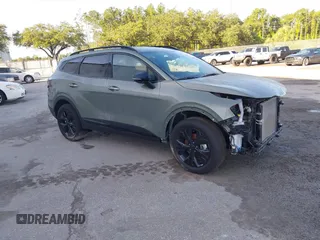 2025 Kia Sportage X-Line with VIN 5XYK6CDF9SG247327, listed as a IAAI auction lot 41924818 with 2,534 mi miles and . Bid and sale history available at DreamBid. Image 1.