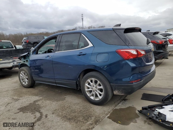 2020 Chevrolet Equinox LT with VIN 3GNAXKEV4LL132791, listed as a Copart auction lot 50014315 with 73,924 mi miles and Salvage Title. Bid and sale history available at carsss.com. Image 2.