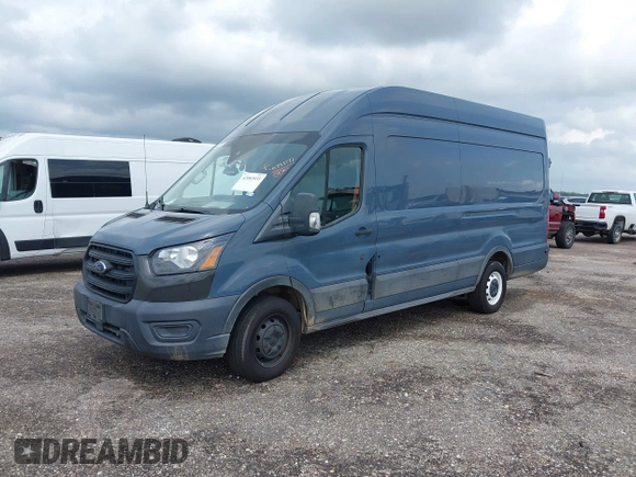 2020 Ford Transit Cargo with VIN 1FTBR3X83LKA48242, listed as a IAAI auction lot 42083835 with 74,963 mi miles. Bid and sale history available at carsss.com. Image 17.