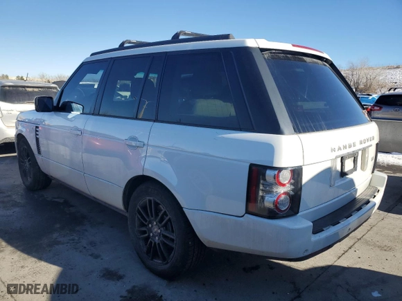 2012 Land Rover Range Rover HSE with VIN SALME1D45CA365478, listed as a Copart auction lot 88582985 with 177,195 mi miles and Clean Title. Bid and sale history available at carsss.com. Image 2.