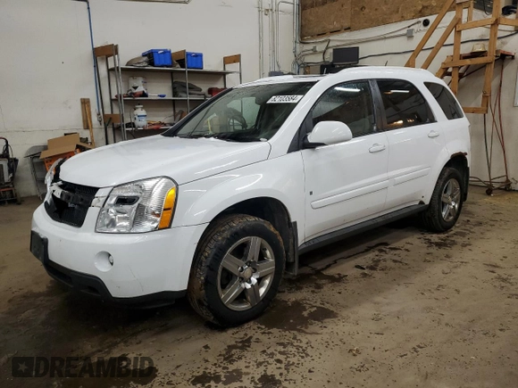 2009 Chevrolet Equinox LT w/2LT with VIN 2CNDL63F196225751, listed as a Copart auction lot 82103584 with 152,383 mi miles and Salvage Title. Bid and sale history available at carsss.com. Image 1.