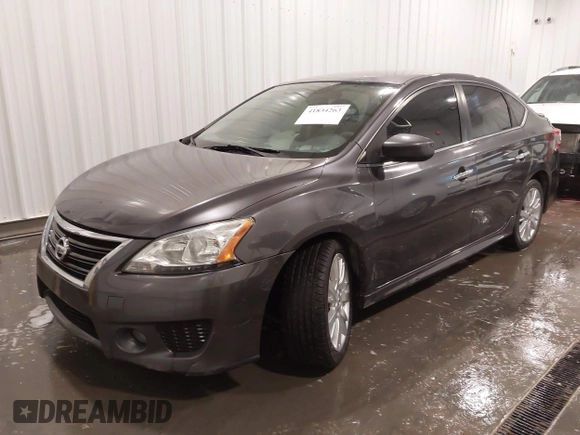 2014 Nissan Sentra SR with VIN 3N1AB7AP3EY308220, listed as a IAAI auction lot 41834263 with 192,118 mi miles and . Bid and sale history available at DreamBid. Image 6.