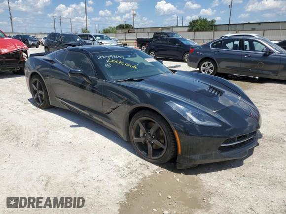 2015 Chevrolet Corvette 2LT with VIN 1G1YD2D76F5102501, listed as a Copart auction lot 56935254 with 104,595 mi miles and Clean Title. Bid and sale history available at carsss.com. Image 4.