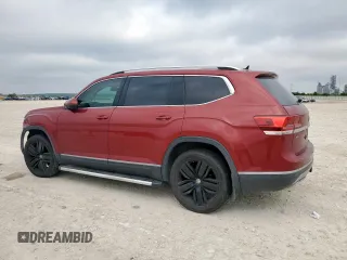 2018 Volkswagen Atlas SEL Premium with VIN 1V2NR2CA3JC521451, listed as a Copart auction lot 56914555 with 123,815 mi miles and Salvage title. Bid and sale history available at DreamBid. Image 2.