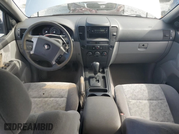 2005 Kia Sorento LX with VIN KNDJD733555463706, listed as a Copart auction lot 53953475 with 86,187 mi miles and Salvage Title. Bid and sale history available at carsss.com. Image 8.