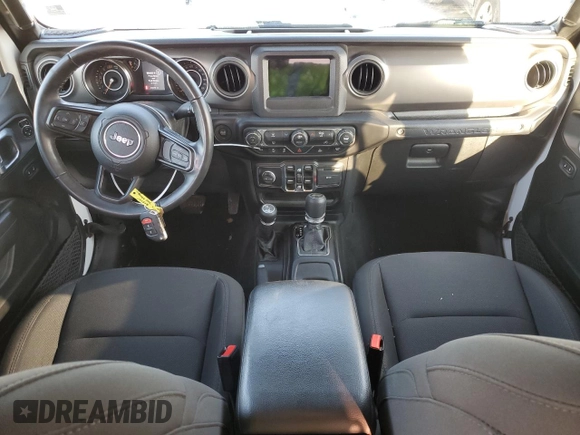 2022 Jeep Wrangler Unlimited Sport with VIN 1C4HJXDNXNW132525, listed as a Copart auction lot 72717044 with 23,215 mi miles and Salvage Title. Bid and sale history available at DreamBid. Image 8.