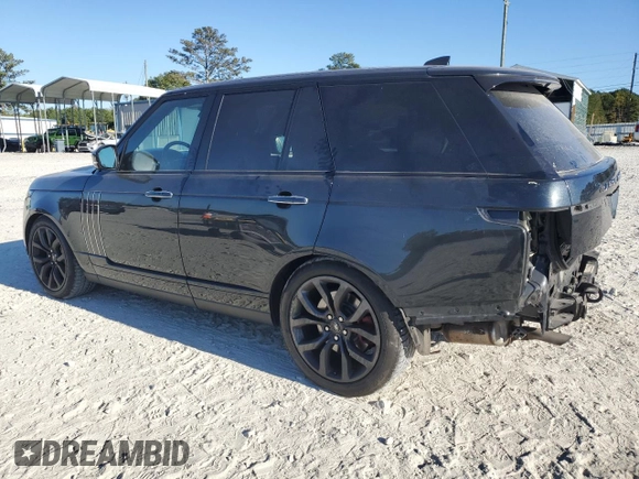 2018 Land Rover Range Rover with VIN SALGW2SE0JA514355, listed as a Copart auction lot 77074334 with 51,410 mi miles and Salvage title. Bid and sale history available at DreamBid. Image 2.